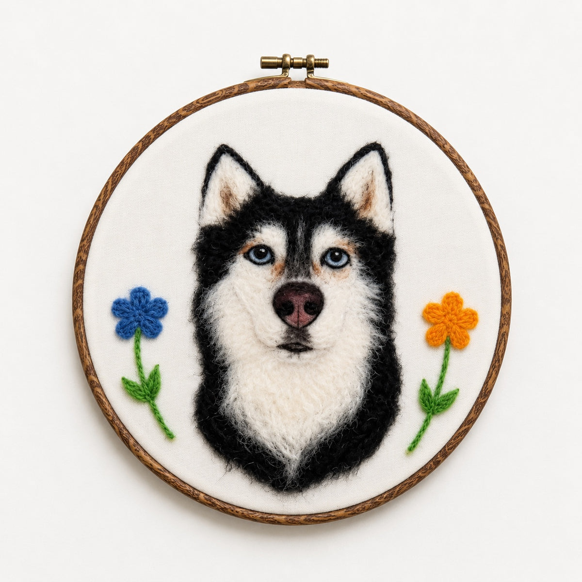 Embroidered Wool Felt Pet Portrait β photo 17