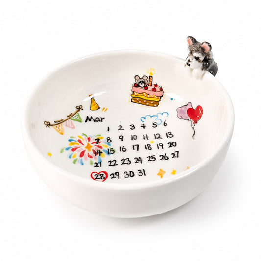 Custom Pet Birthday Bowl