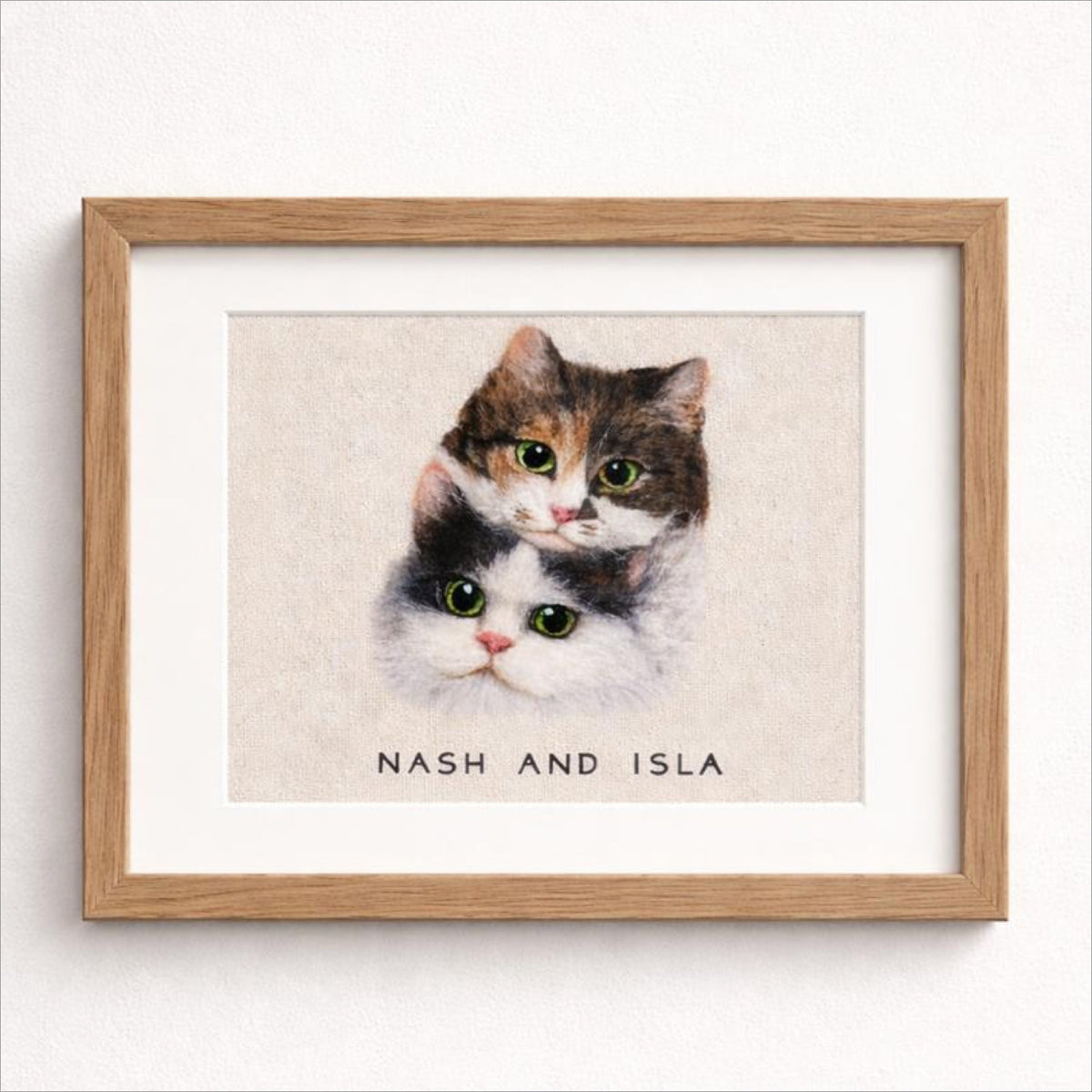 Custom Wool Felt Pet Portrait β photo 3