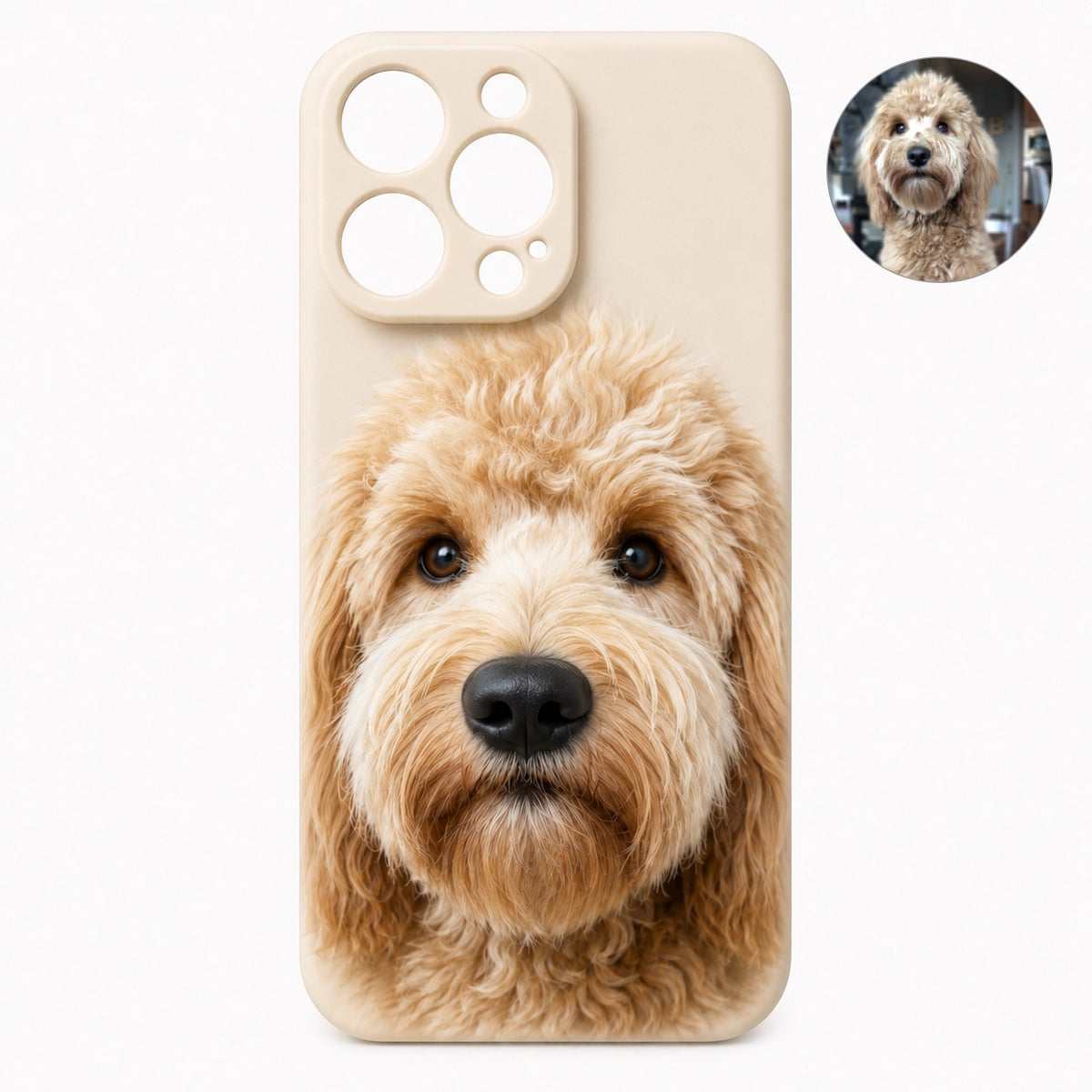 Custom Pet Portrait 3D Silicone Nose Phone Case