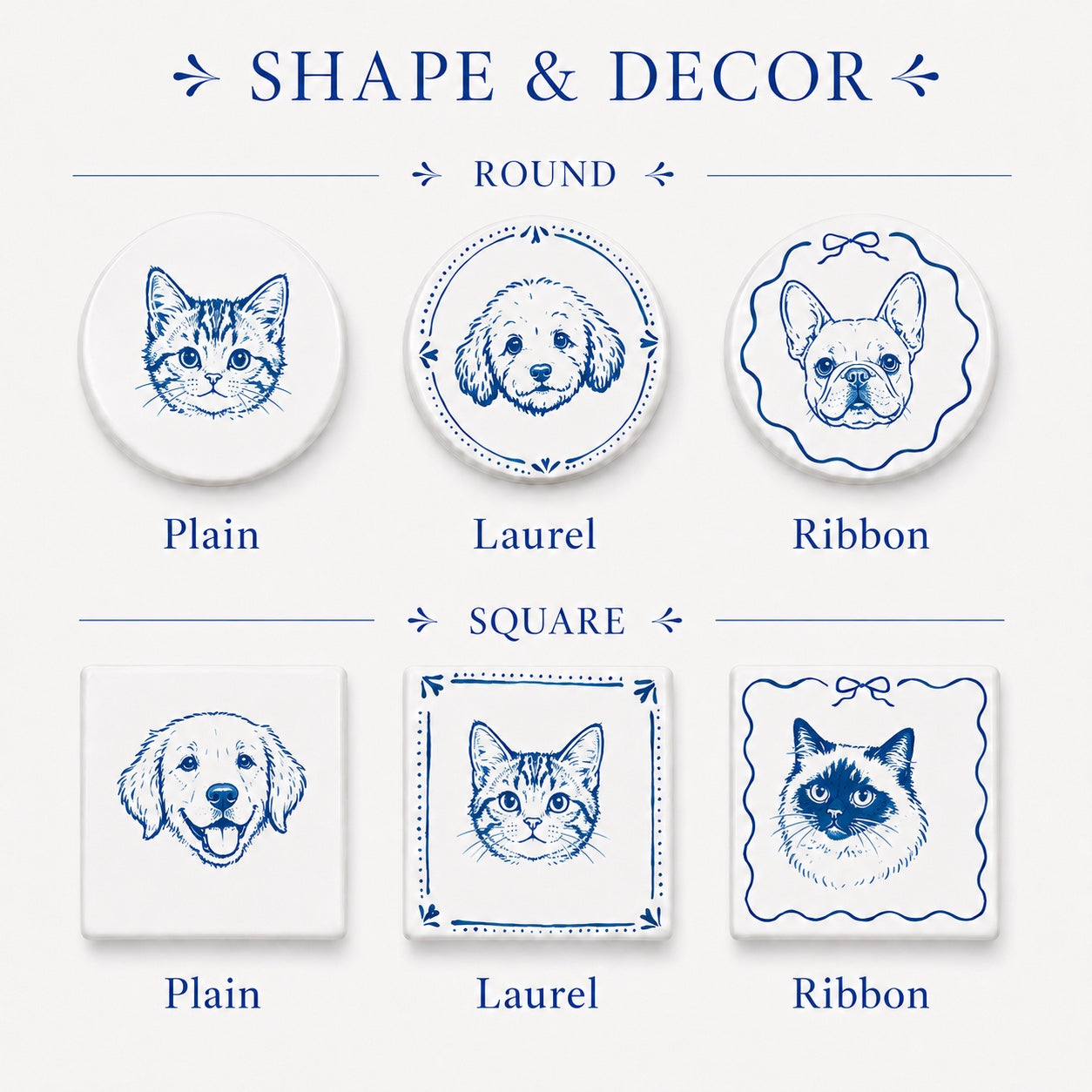 Hand-Painted Pet Portrait Magnet