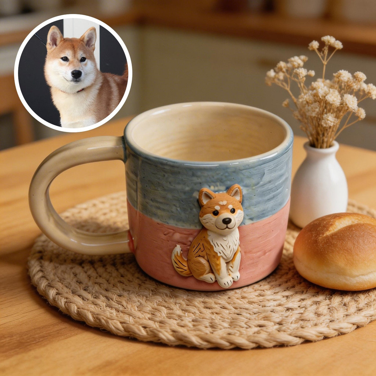 Custom Pet Full-Body 3D Ceramic Mug β photo 5
