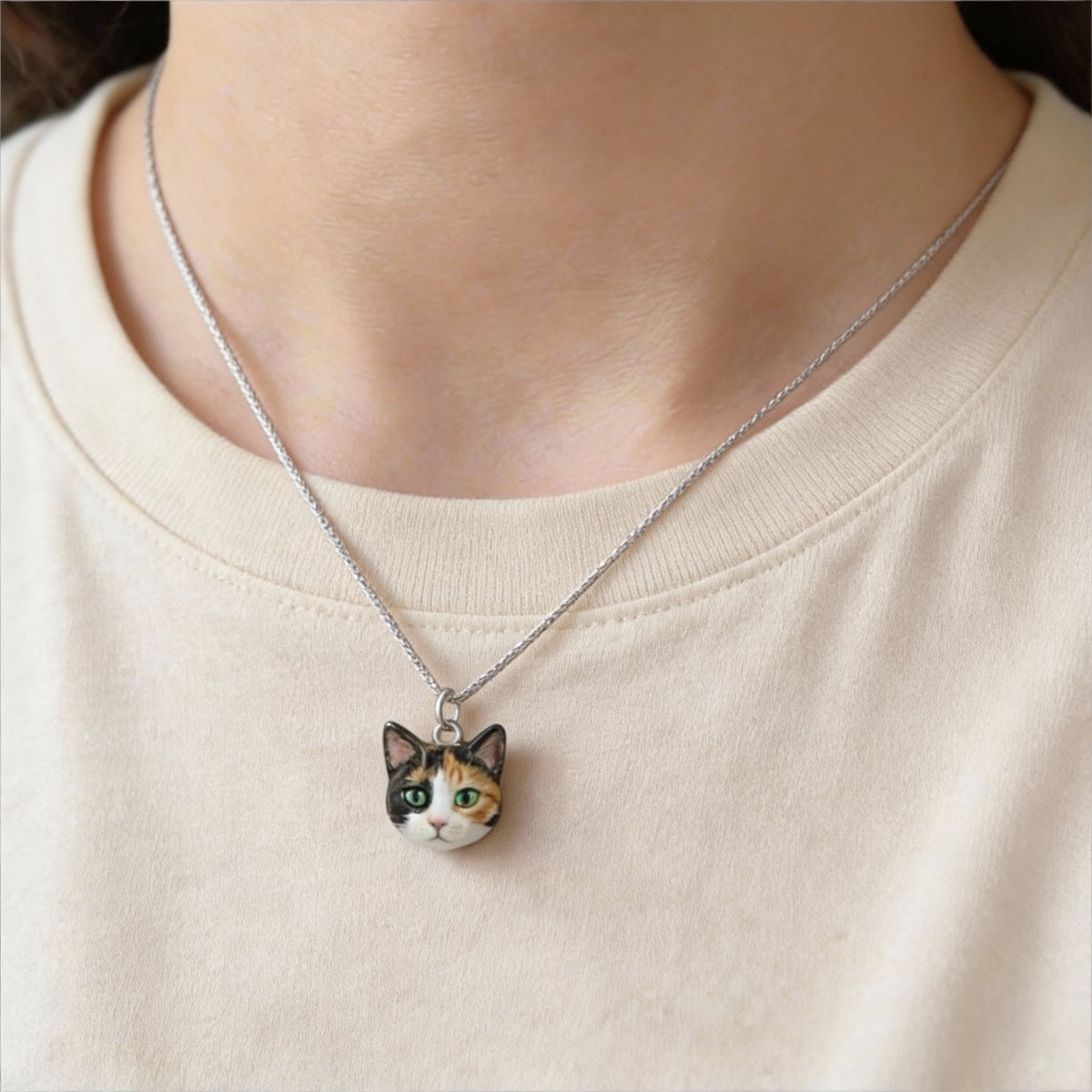 Custom 3D Pet Portrait Pendant β photo 7