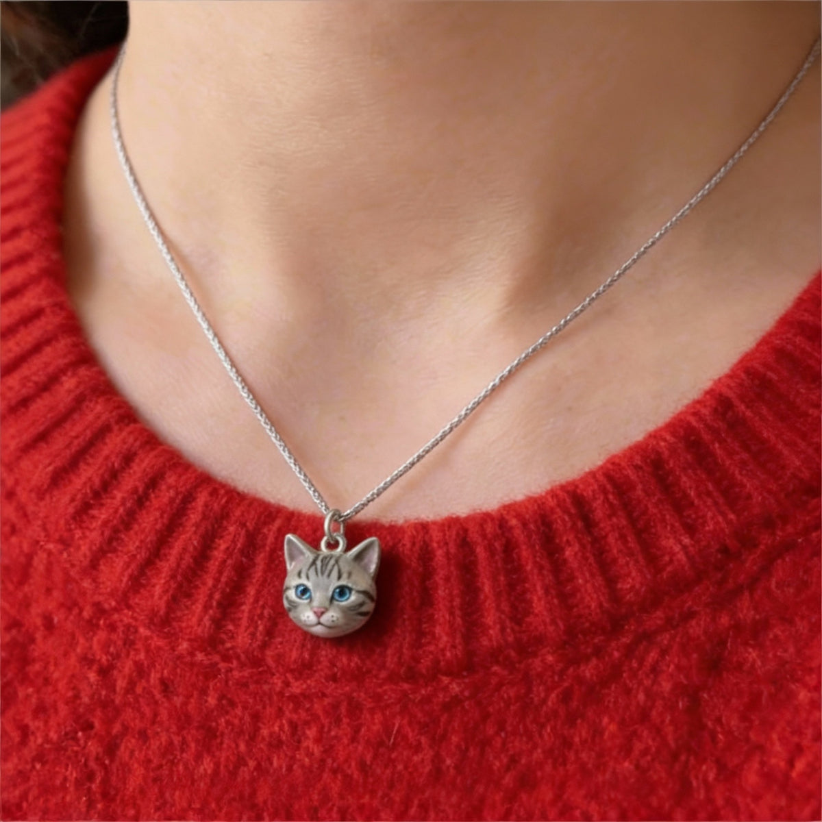 Custom 3D Pet Portrait Pendant β photo 8
