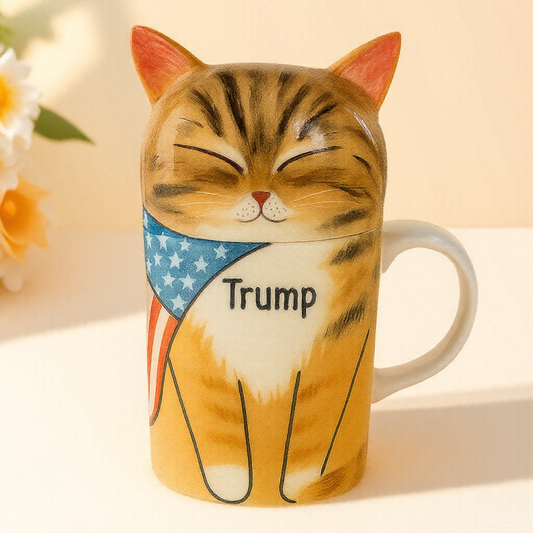 Decorative Ceramic Cat Ashes Urn