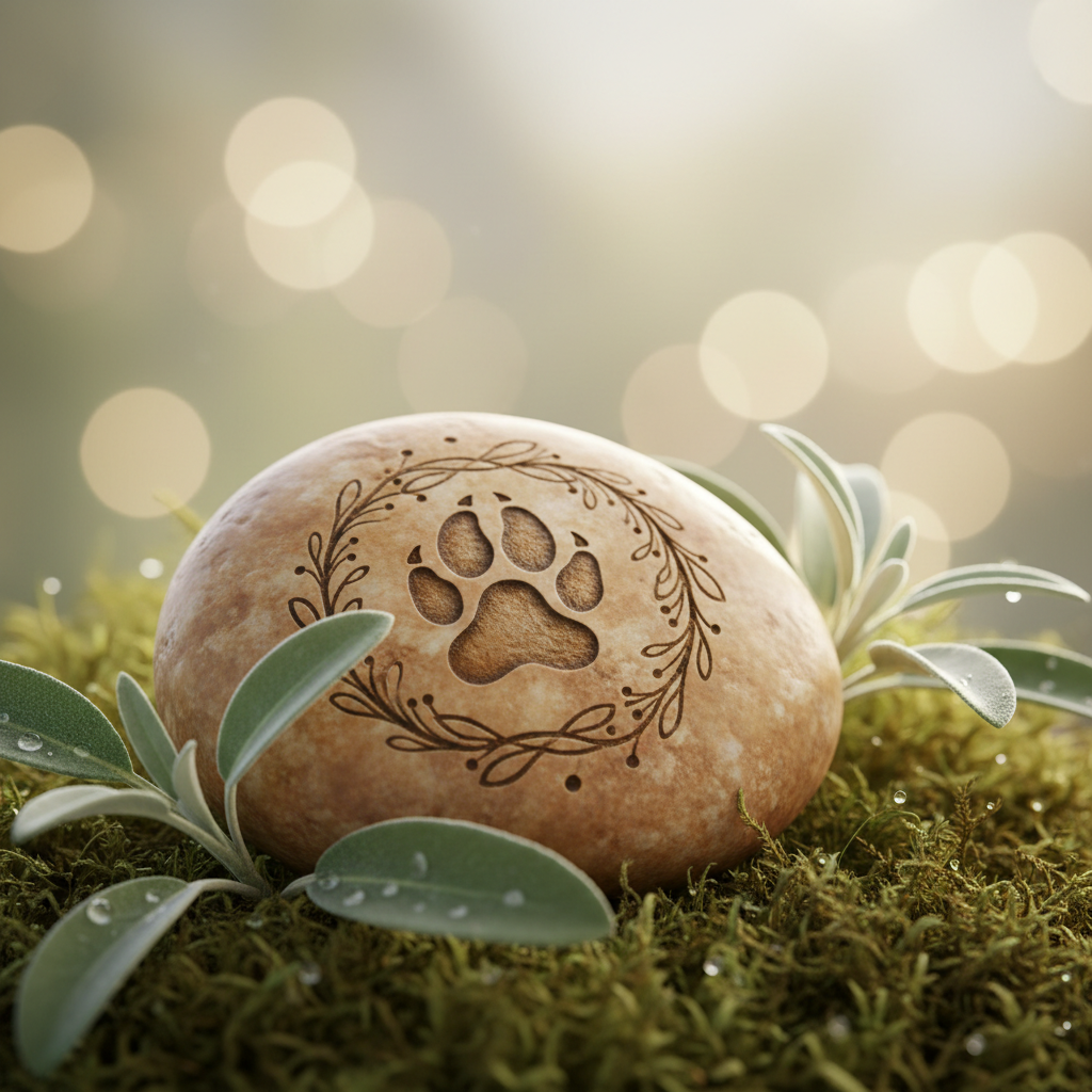 Pet Memorial Stone - Custom Personalized Garden Stones