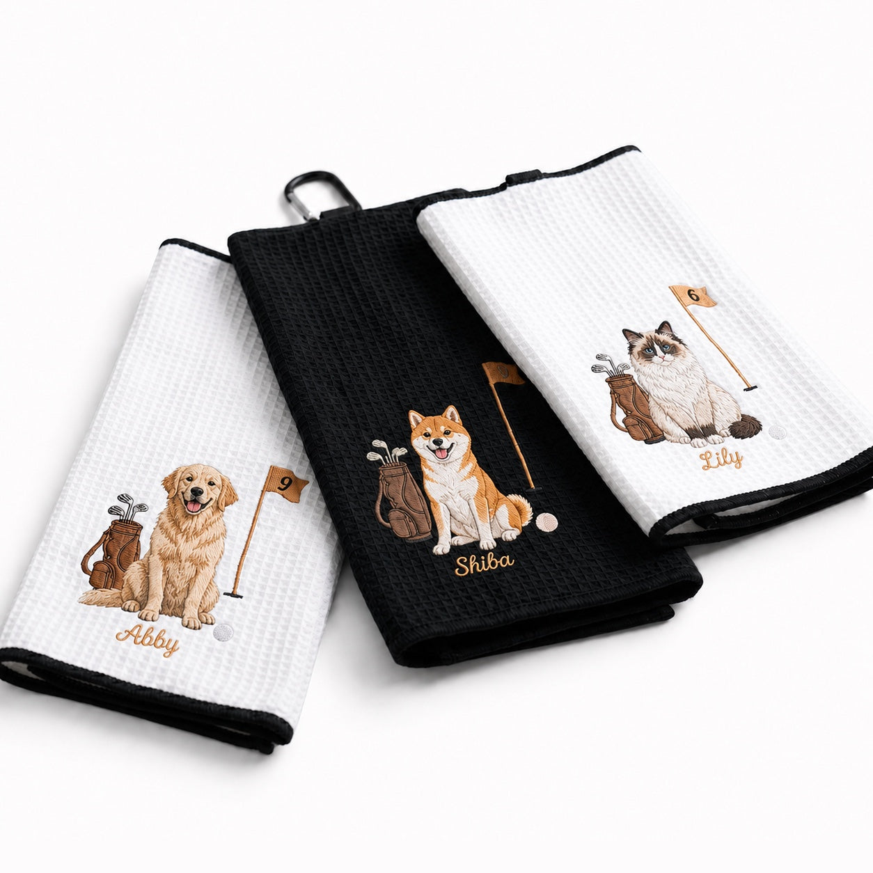 Custom Embroidered Pet Golf Towel