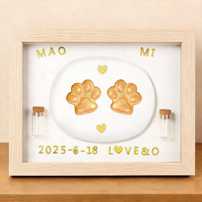 Pet Paw Print Keepsake Frame