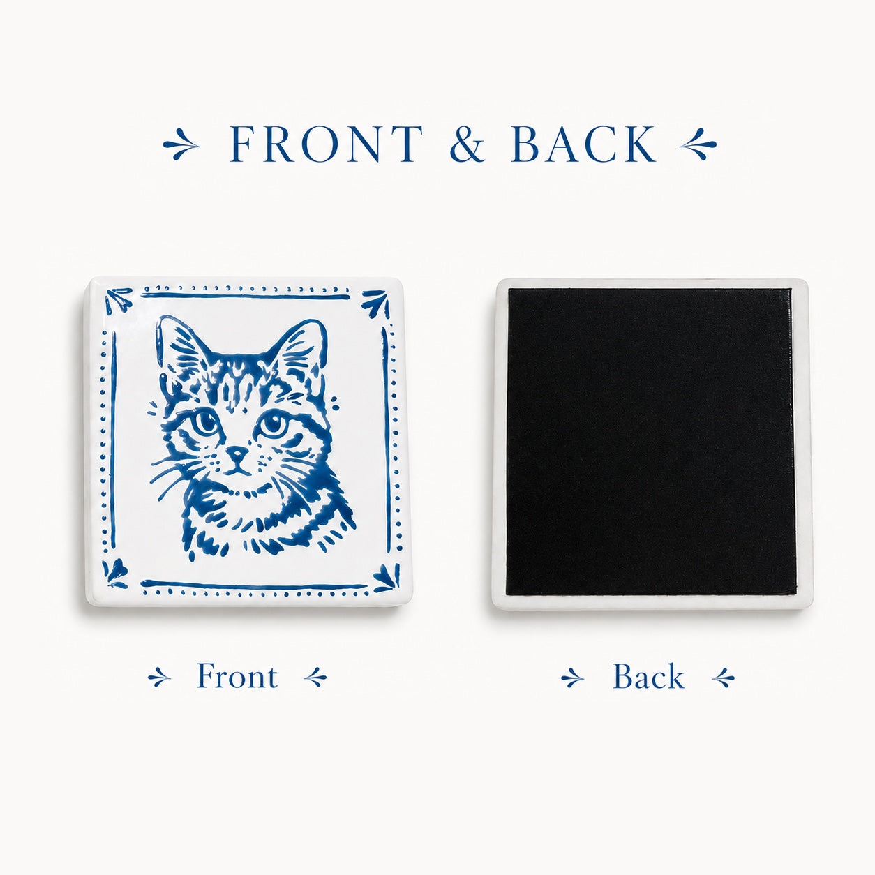 Hand-Painted Pet Portrait Magnet