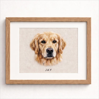 Custom Wool Felt Pet Portrait