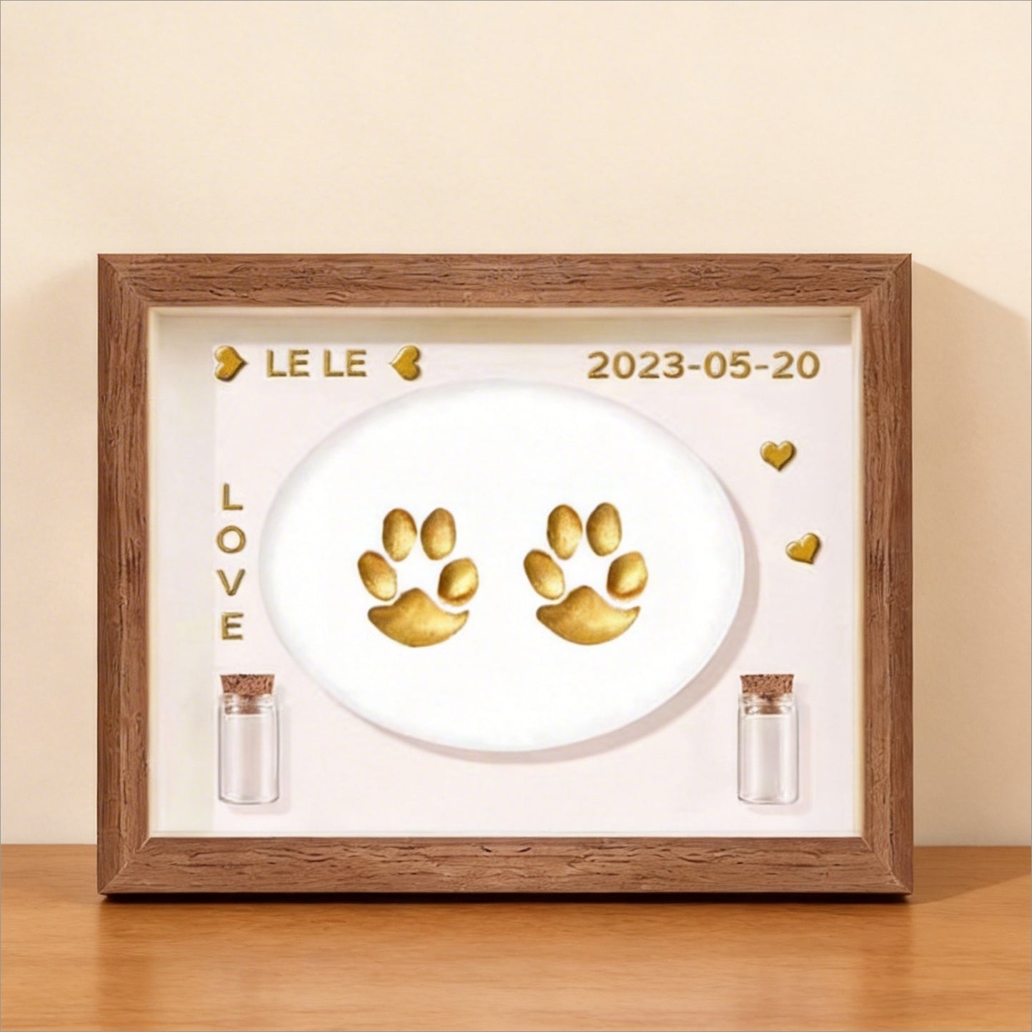 Pet Paw Print Keepsake Frame