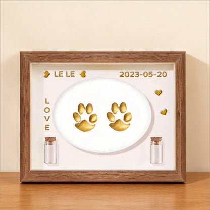 Pet Paw Print Keepsake Frame