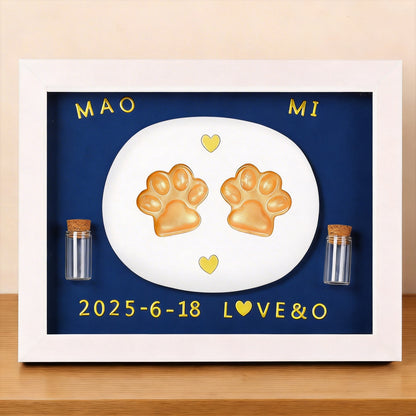 Pet Paw Print Keepsake Frame