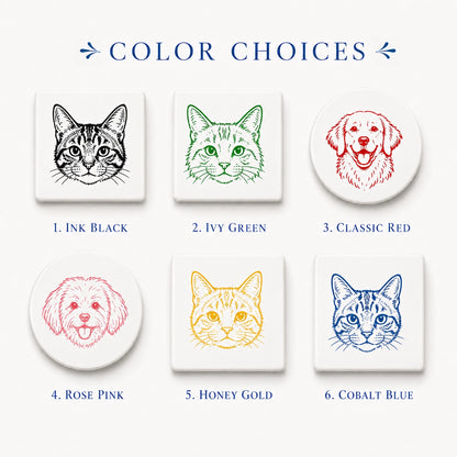 Hand-Painted Pet Portrait Magnet