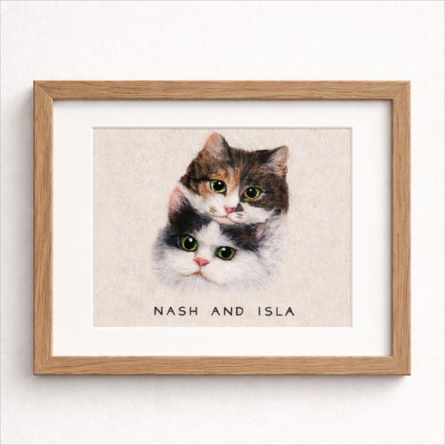 Custom Wool Felt Pet Portrait