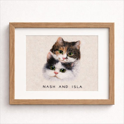Custom Wool Felt Pet Portrait