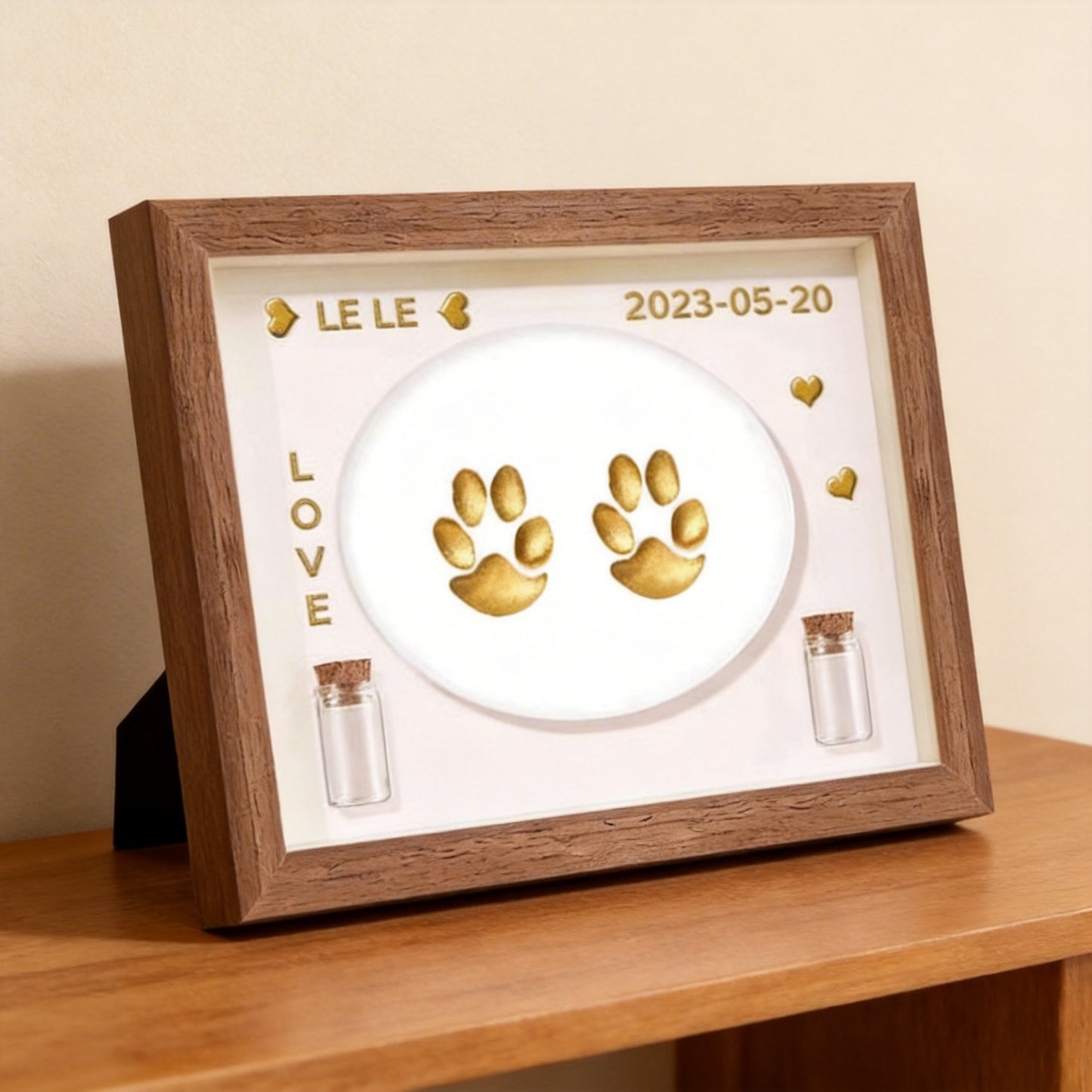 Pet Paw Print Keepsake Frame