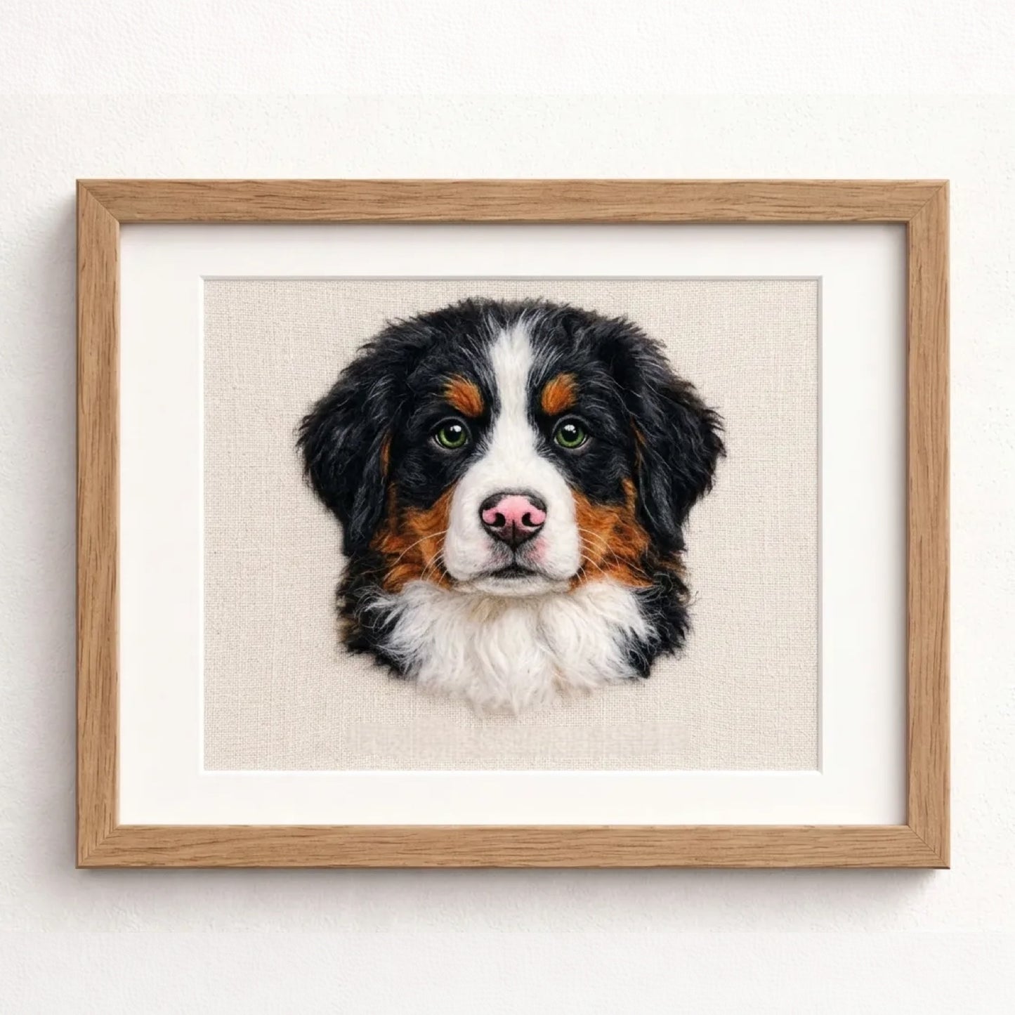 Custom Wool Felt Pet Portrait