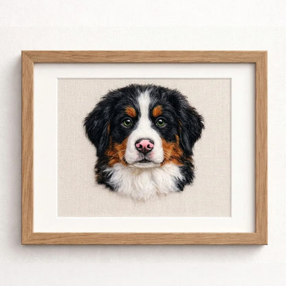 Custom Wool Felt Pet Portrait