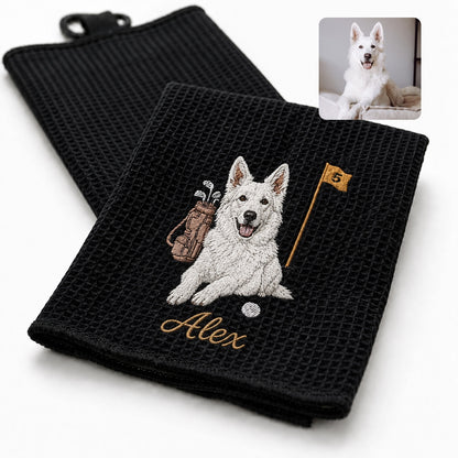 Custom Embroidered Pet Golf Towel
