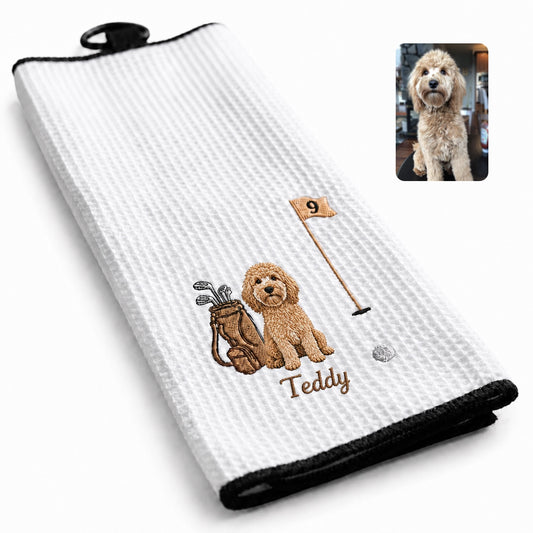 Custom Embroidered Pet Golf Towel