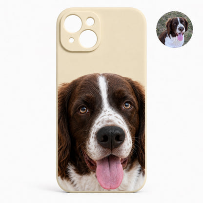 Custom Pet Portrait 3D Silicone Nose Phone Case