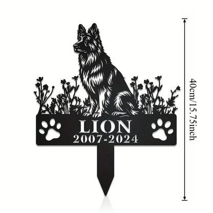 Engraved Metal Memorial Plaque