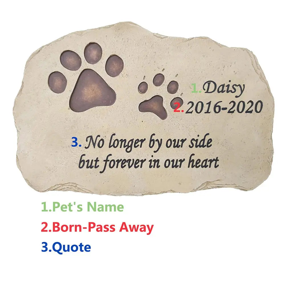 Custom Pet Tribute Plaque