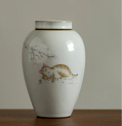 Polished Ceramic Pet Urn