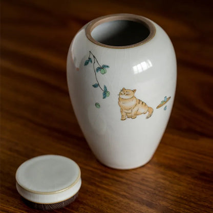Polished Ceramic Pet Urn