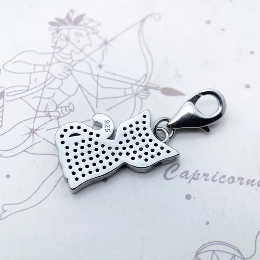 Sterling Silver Black Cat Charm