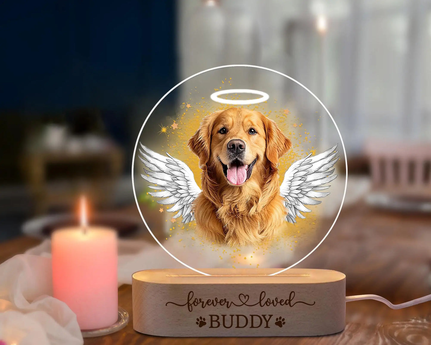 Pet Portrait Night Light