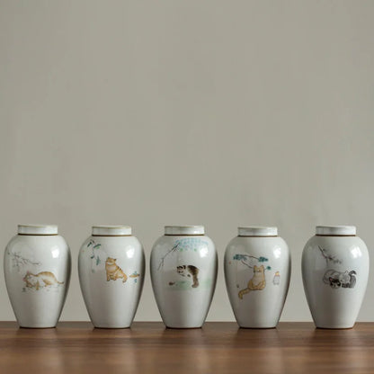 Polished Ceramic Pet Urn