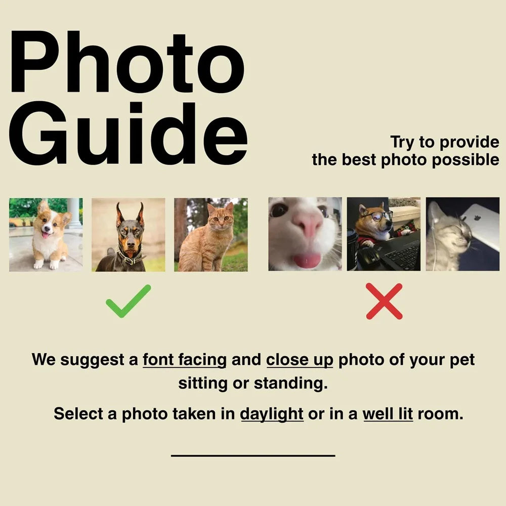 Pet Portrait Night Light