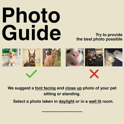 Pet Portrait Night Light