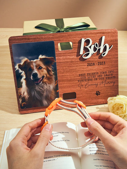 Wooden Collar Memorial Plaque