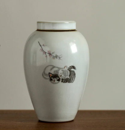 Polished Ceramic Pet Urn