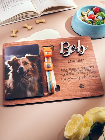 Wooden Collar Memorial Plaque