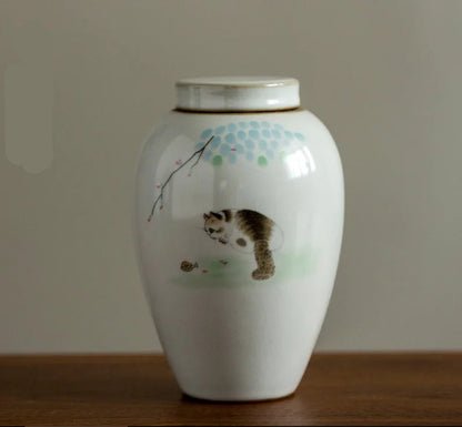 Polished Ceramic Pet Urn