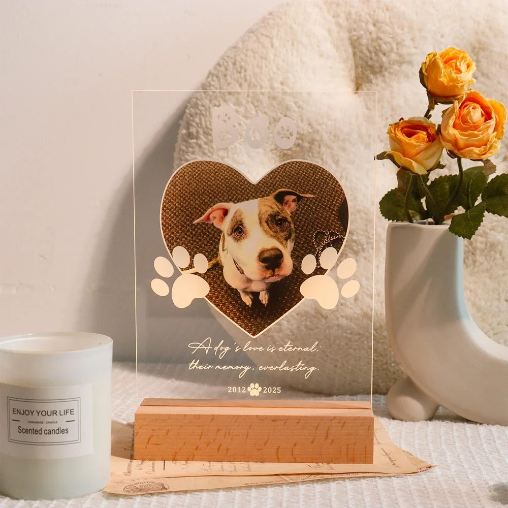 Custom LED Memorial Plaque