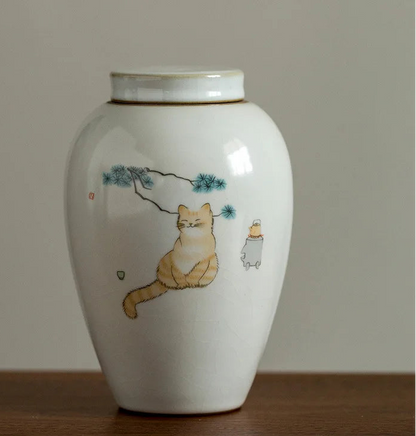 Polished Ceramic Pet Urn