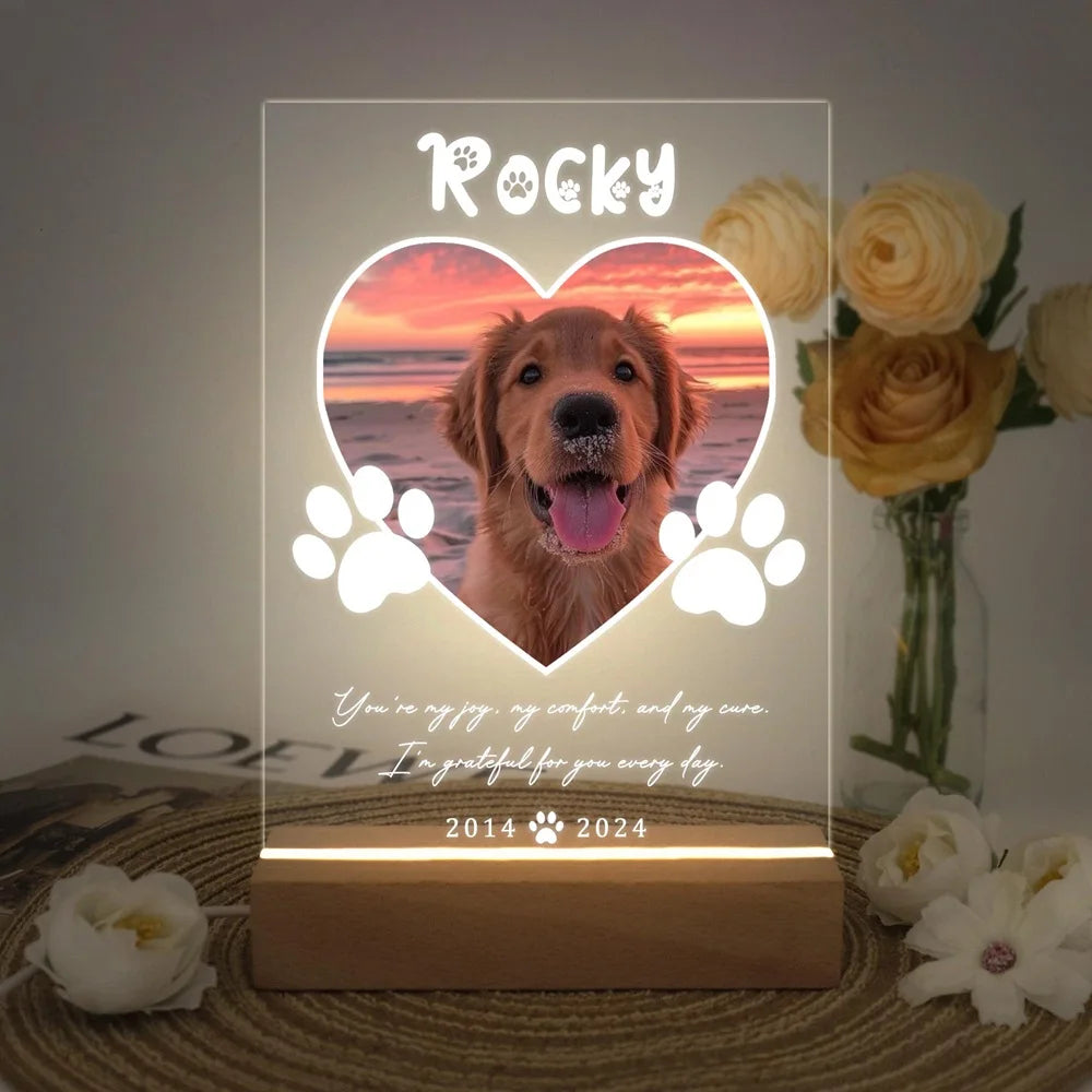 Custom LED Memorial Plaque