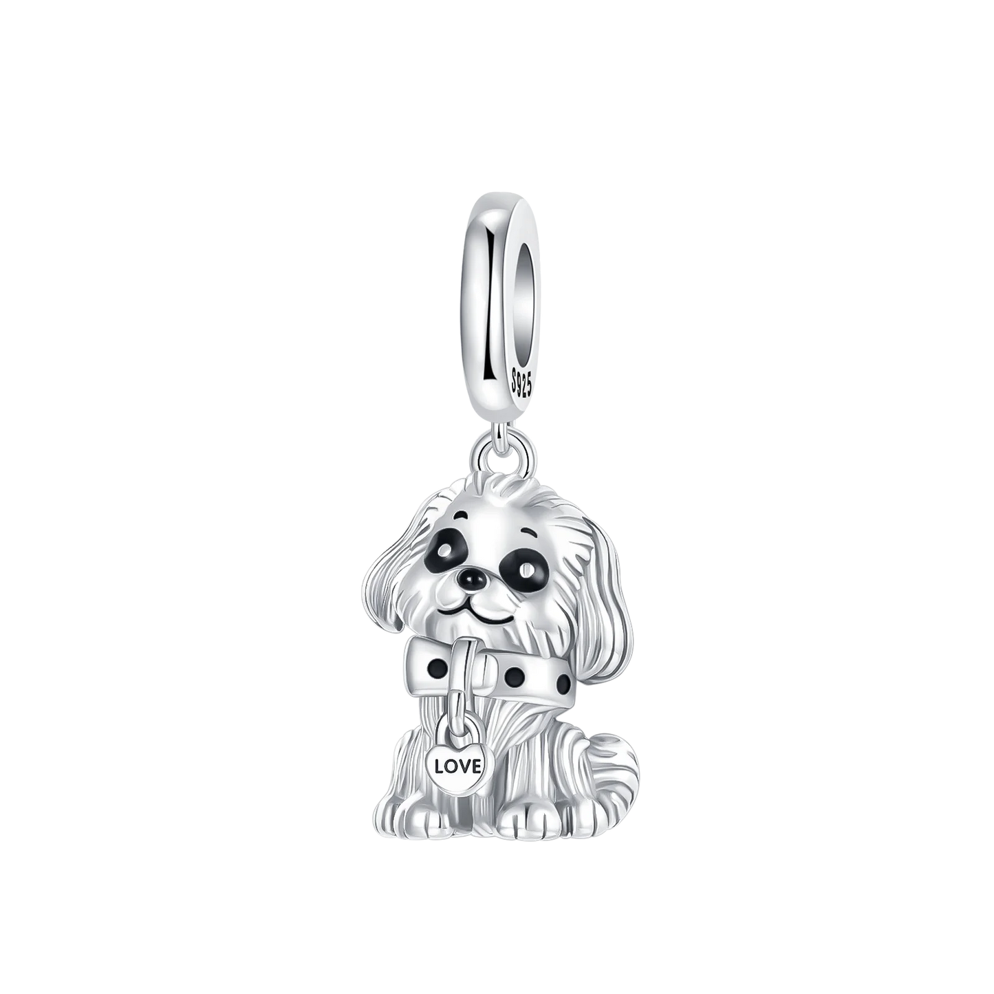 Sterling silver cat memorial pendant necklace