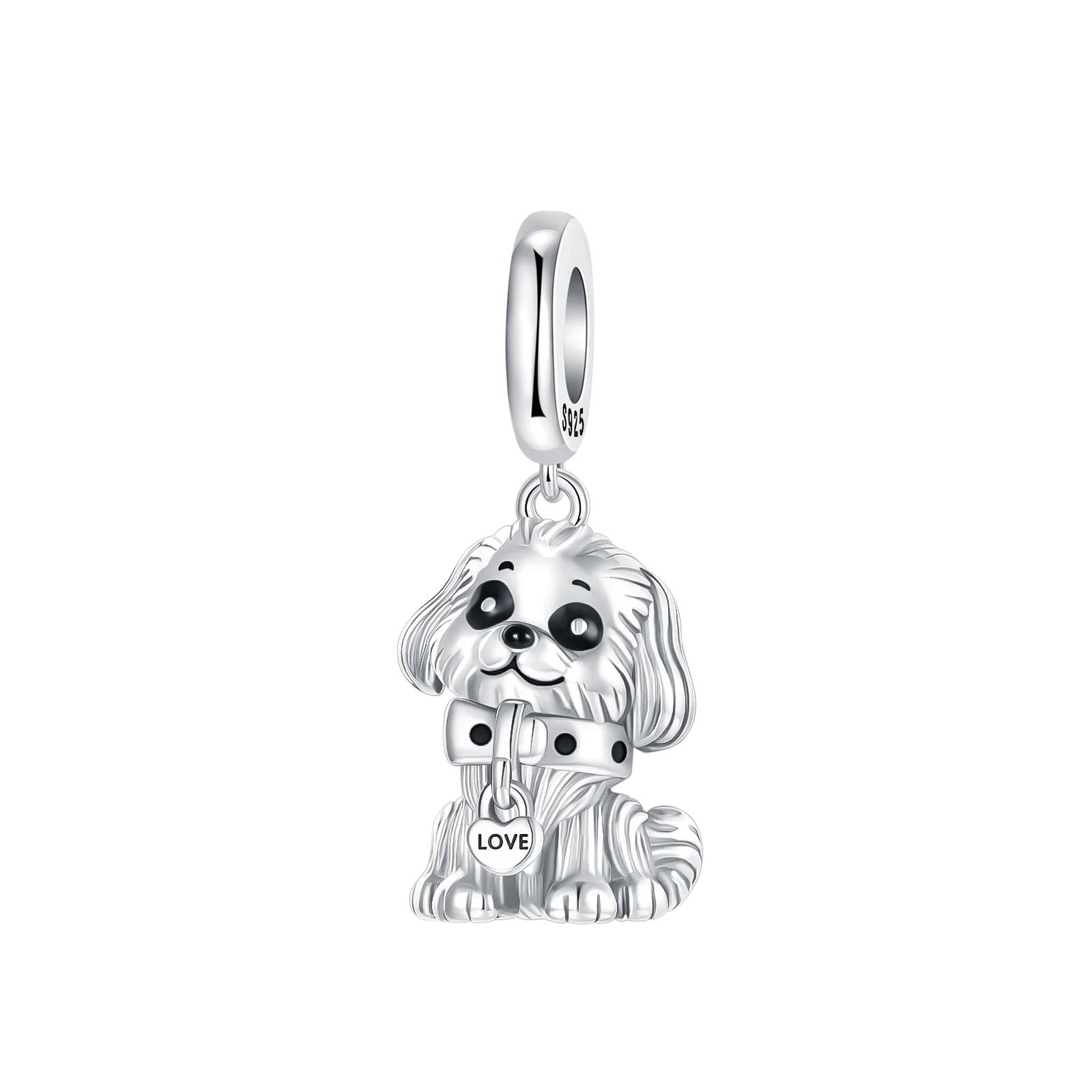 Sterling silver cat memorial pendant necklace