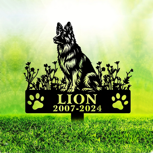 Laser-engraved metal pet memorial keepsake