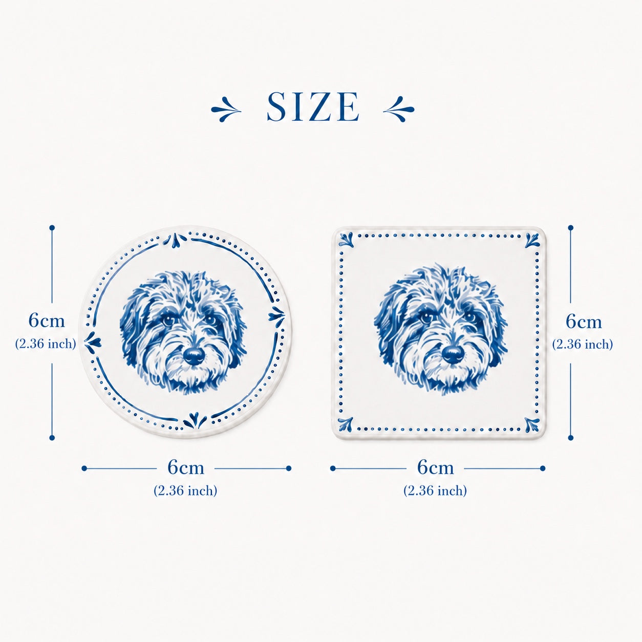 Hand-Painted Pet Portrait Magnet