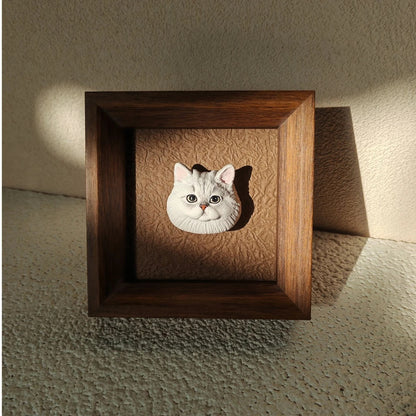 Custom Plaster Pet Sculpture Magnet
