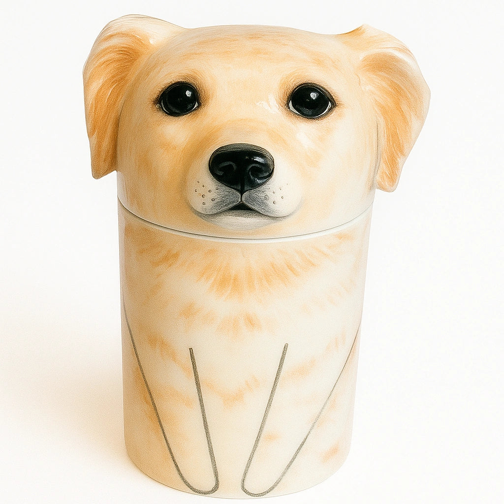 Custom Ceramic Dog Ashes Urn
