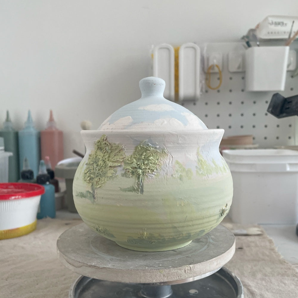 Custom Pet Photo Ceramic Urn