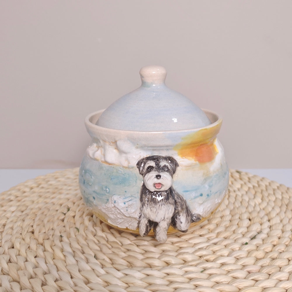 Custom Pet Photo Ceramic Urn